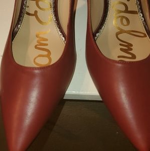 Sam Edelman Burgundy Women Heels